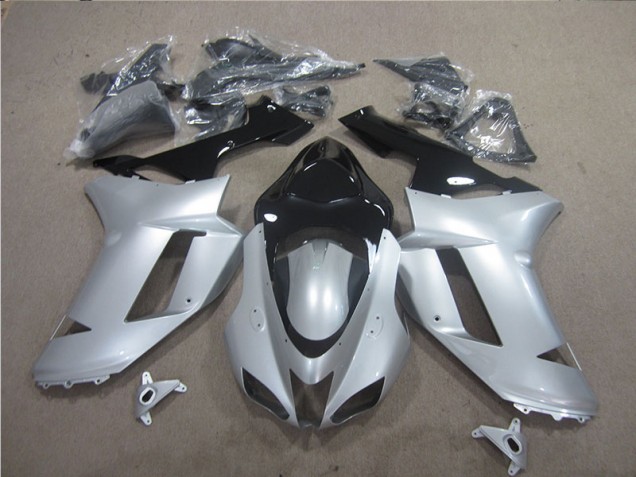 Prata Preto Carenagem ZX6R 2007-2008