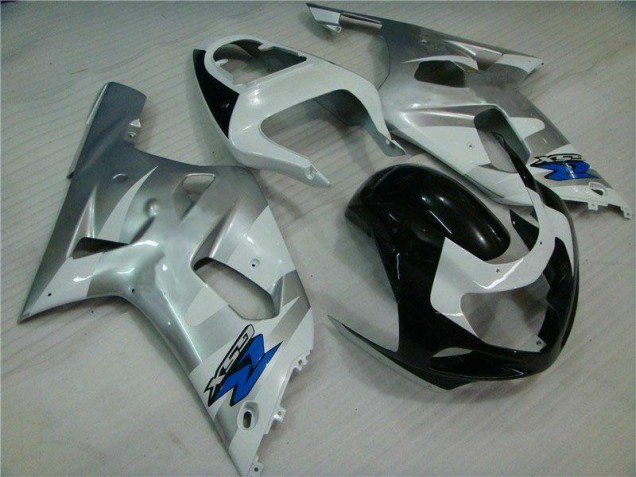 Prata Preto Carroçaria GSXR 600 / 750 K1 K2 K3 2001-2003