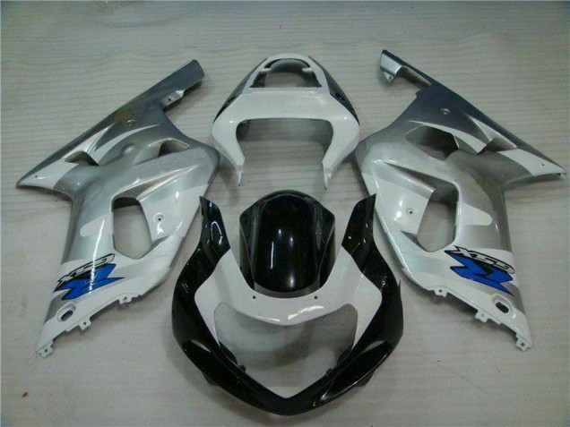 Prata Preto Carroçaria GSXR 600 / 750 K1 K2 K3 2001-2003