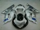 Prata Preto Carroçaria GSXR 600 / 750 K1 K2 K3 2001-2003