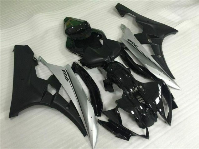 Prata Preto Injeção Kit Carenagem R6 2006-2007 Prata Preto Injeção Kit Carenagem R6 2006-2007