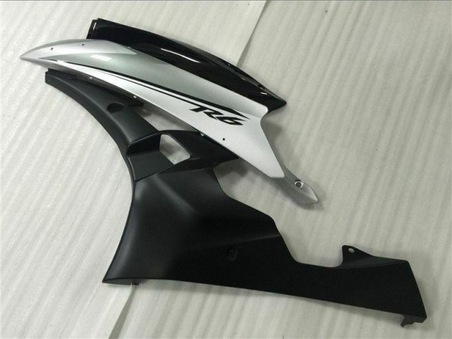 Prata Preto Injeção Kit Carenagem R6 2006-2007 Prata Preto Injeção Kit Carenagem R6 2006-2007