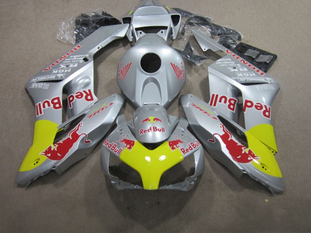 Prata Red Bull Carenagem CBR 1000RR 2004-2005 Prata Red Bull Carenagem CBR 1000RR 2004-2005