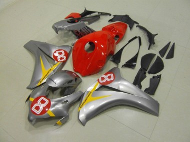 Prata Vermelho 8 Carenagem CBR 1000RR 2008-2011