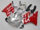Prata Vermelho Carenagem CBR 600 F4i 2001-2003 Prata Vermelho Carenagem CBR 600 F4i 2001-2003