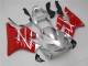 Prata Vermelho Carenagem CBR 600 F4i 2001-2003 Prata Vermelho Carenagem CBR 600 F4i 2001-2003