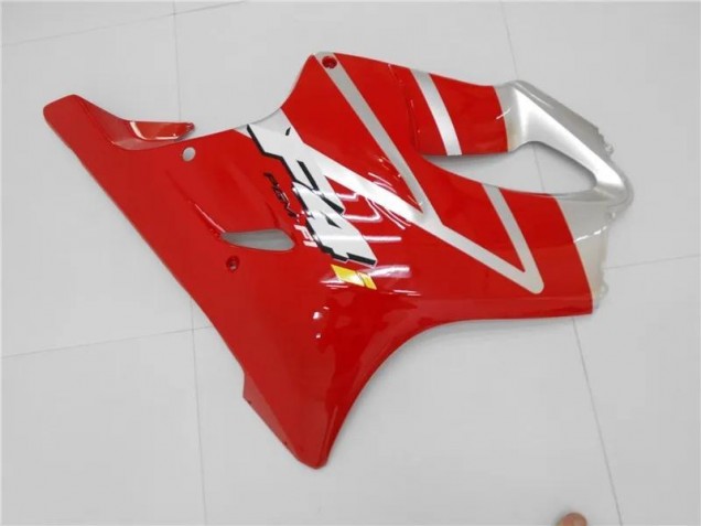 Prata Vermelho Carenagem CBR 600 F4i 2001-2003 Prata Vermelho Carenagem CBR 600 F4i 2001-2003