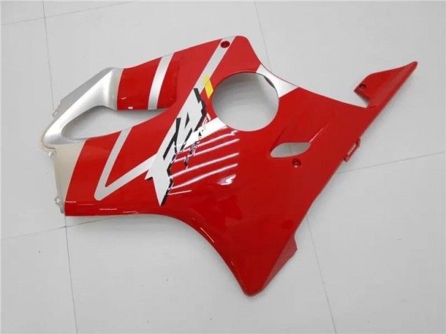 Prata Vermelho Carenagem CBR 600 F4i 2001-2003 Prata Vermelho Carenagem CBR 600 F4i 2001-2003