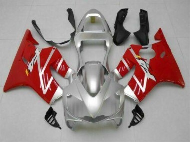 Prata Vermelho Carenagem CBR 600 F4i 2001-2003