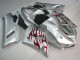 Prata Vermelho Chamas Carenagem ZX6R 2005-2006