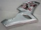 Prata Vermelho Chamas Carenagem ZX6R 2005-2006