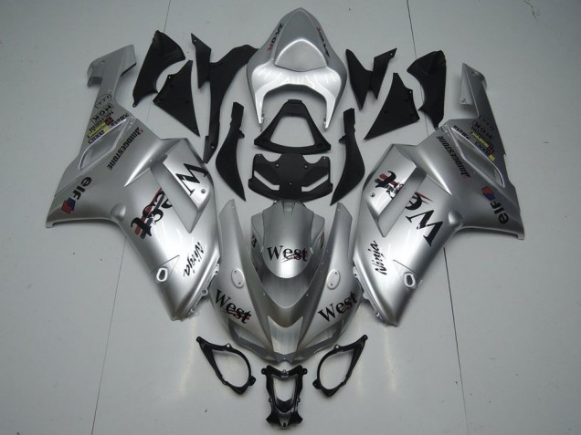 Prata West Carenagem ZX6R 2007-2008 Prata West Carenagem ZX6R 2007-2008