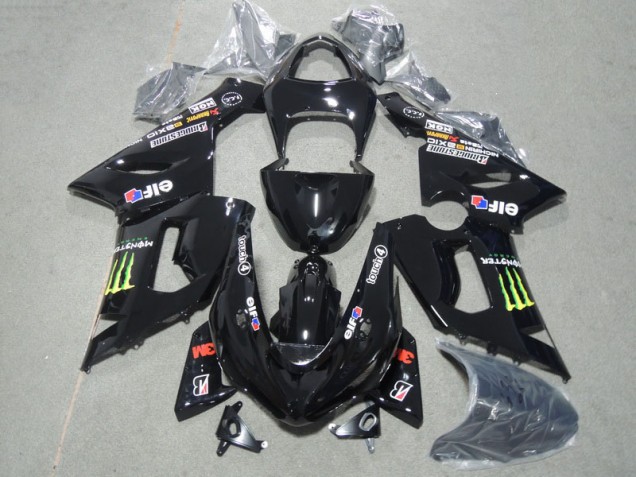 Preto 3M Touch4 Monster Carroçaria ZX6R 2005-2006 Preto 3M Touch4 Monster Carroçaria ZX6R 2005-2006