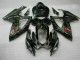 Preto Abs Carenagem GSXR 600 / 750 K6 2006-2007 Preto Abs Carenagem GSXR 600 / 750 K6 2006-2007