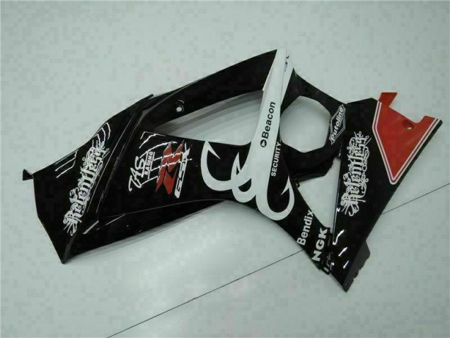 Preto Abs Kit Completos Carenagem GSXR 1000 K7 2007-2008