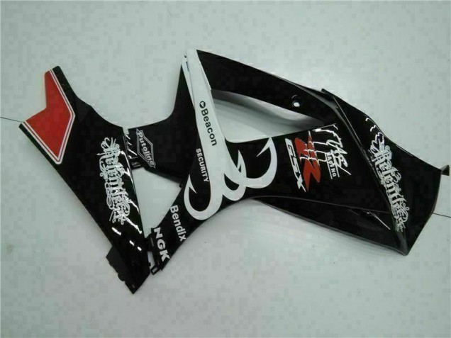 Preto Abs Kit Completos Carenagem GSXR 1000 K7 2007-2008
