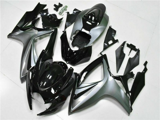 Preto Abs Kit Completos Carenagem GSXR 600 / 750 K6 2006-2007