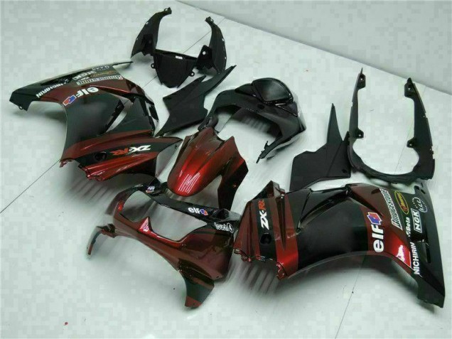 Preto Abs Kits Carenagem EX250 2008-2012