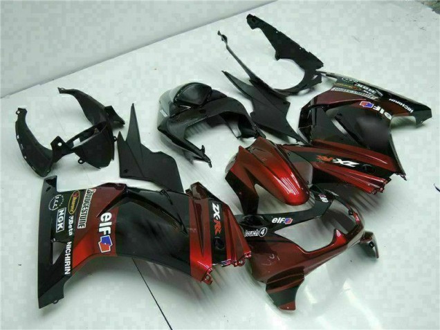Preto Abs Kits Carenagem EX250 2008-2012