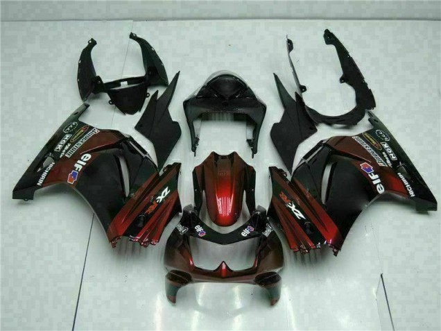 Preto Abs Kits Carenagem EX250 2008-2012