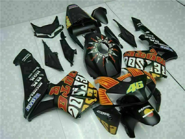 Preto Abs Kits Completos Carenagem CBR 600RR 2005-2006 Preto Abs Kits Completos Carenagem CBR 600RR 2005-2006