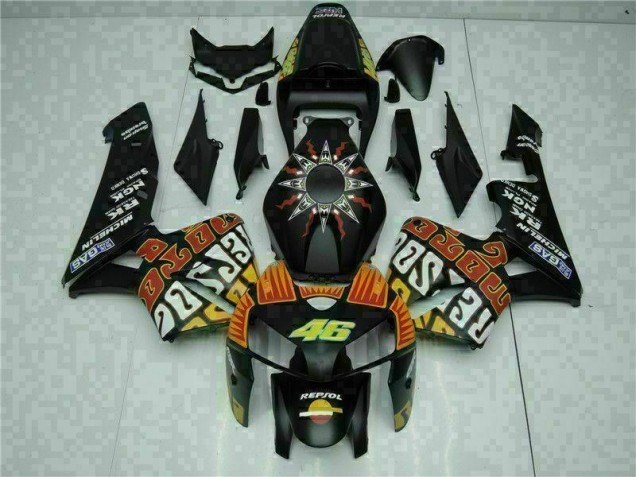 Preto Abs Kits Completos Carenagem CBR 600RR 2005-2006 Preto Abs Kits Completos Carenagem CBR 600RR 2005-2006