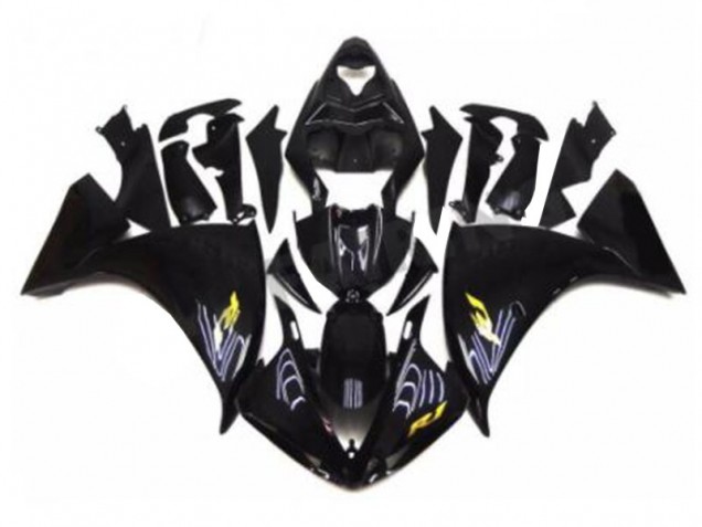 Preto Abs Kits Completos Carenagem R1 2009-2011 Preto Abs Kits Completos Carenagem R1 2009-2011