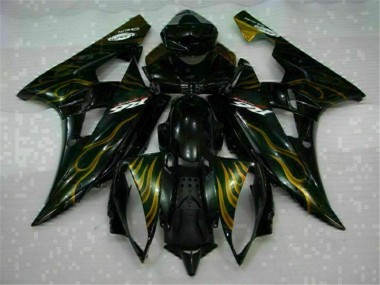 Preto Abs Kits Completos Carenagem R6 2006-2007