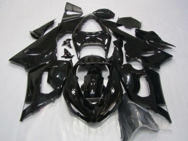 Preto Abs Kits Completos Carenagem ZX6R 2005-2006