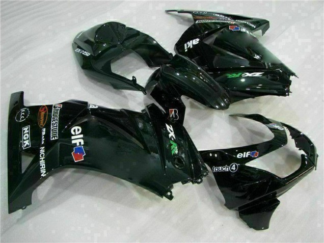 Preto Abs Plástico EX250 2008-2012 Preto Abs Plástico EX250 2008-2012