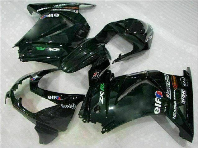 Preto Abs Plástico EX250 2008-2012 Preto Abs Plástico EX250 2008-2012