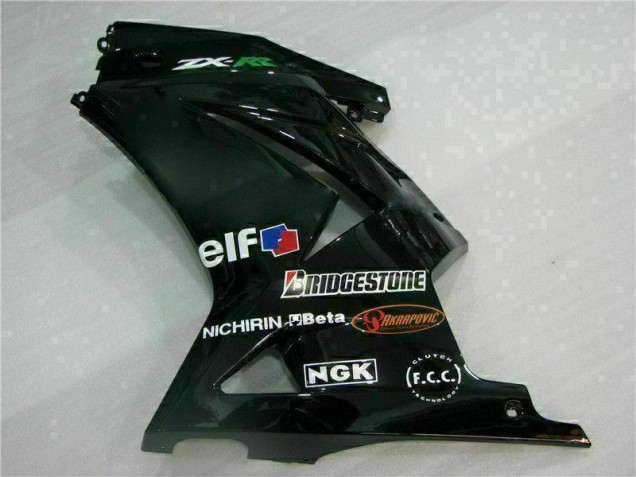 Preto Abs Plástico EX250 2008-2012 Preto Abs Plástico EX250 2008-2012