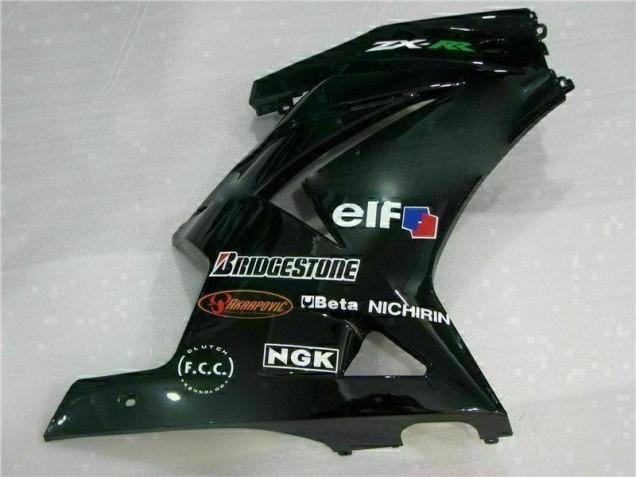 Preto Abs Plástico EX250 2008-2012 Preto Abs Plástico EX250 2008-2012
