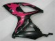 Preto Abs Plástico GSXR 600 / 750 K6 2006-2007 Preto Abs Plástico GSXR 600 / 750 K6 2006-2007