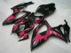 Preto Abs Plástico GSXR 600 / 750 K6 2006-2007 Preto Abs Plástico GSXR 600 / 750 K6 2006-2007