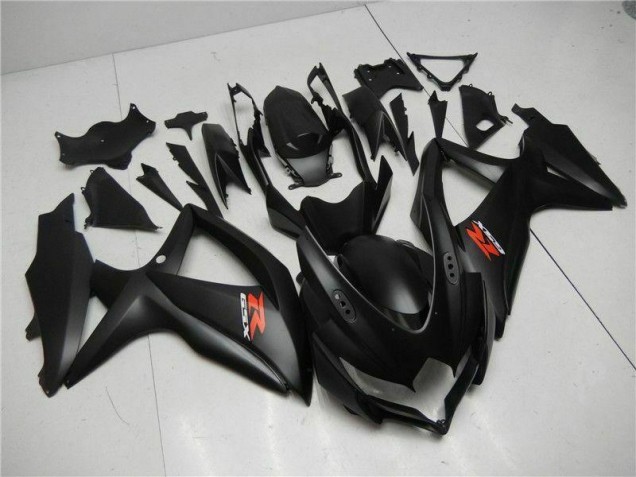 Preto Abs Plástico GSXR 600 / 750 K8 2008-2010 Preto Abs Plástico GSXR 600 / 750 K8 2008-2010