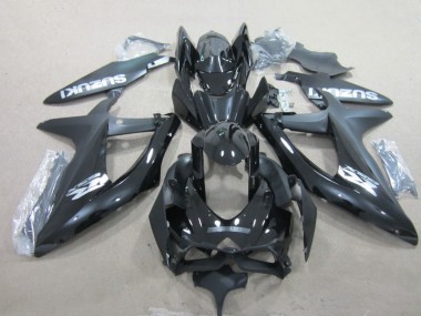 Preto Abs Plástico GSXR 600 K8 2008-2010