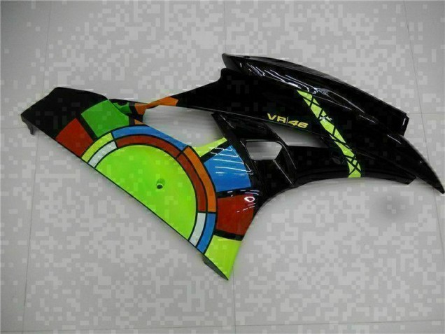 Preto Abs Plástico R6 2006-2007 Preto Abs Plástico R6 2006-2007