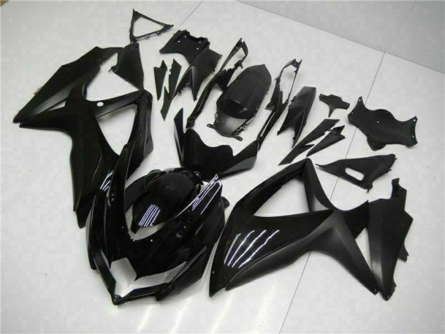 Preto Abs Plásticos GSXR 600 / 750 K8 2008-2010 Preto Abs Plásticos GSXR 600 / 750 K8 2008-2010
