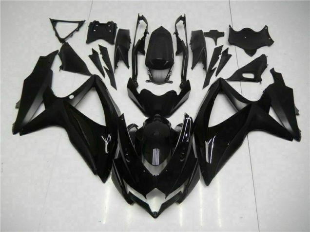 Preto Abs Plásticos GSXR 600 / 750 K8 2008-2010 Preto Abs Plásticos GSXR 600 / 750 K8 2008-2010
