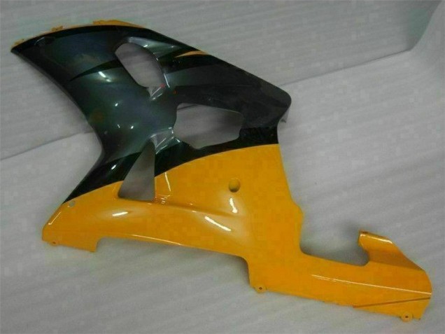 Preto Amarelo Carenagem GSXR 600 / 750 K1 K2 K3 2001-2003 Preto Amarelo Carenagem GSXR 600 / 750 K1 K2 K3 2001-2003