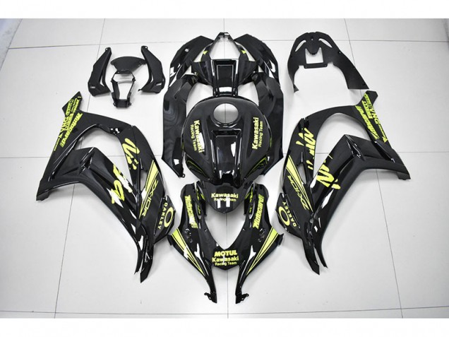 Preto Amarelo Corrida Ninja Carenagem ZX10R 2016-2019 Preto Amarelo Corrida Ninja Carenagem ZX10R 2016-2019