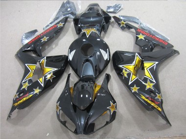 Preto Amarelo ENERGY Drink Carenagem CBR 1000RR 2006-2007