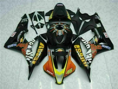 Preto Amarelo Repsol 46 Carenagem CBR 600RR 2007-2008