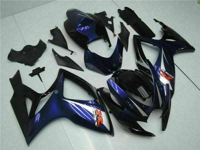 Preto Azul Abs Kits Carenagem GSXR 600 / 750 K6 2006-2007 Preto Azul Abs Kits Carenagem GSXR 600 / 750 K6 2006-2007
