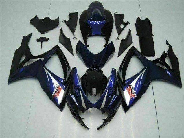 Preto Azul Abs Kits Carenagem GSXR 600 / 750 K6 2006-2007 Preto Azul Abs Kits Carenagem GSXR 600 / 750 K6 2006-2007