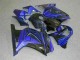 Preto Azul Abs Kits Completos Carenagem EX250 2008-2012 Preto Azul Abs Kits Completos Carenagem EX250 2008-2012