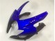Preto Azul Abs Plásticos GSXR 600 / 750 K6 2006-2007 Preto Azul Abs Plásticos GSXR 600 / 750 K6 2006-2007