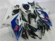 Preto Azul Branco Carenagem GSXR 1000 K5 2005-2006 Preto Azul Branco Carenagem GSXR 1000 K5 2005-2006