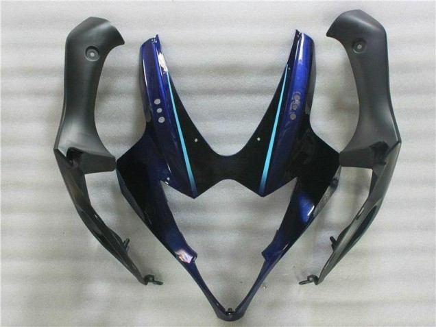 Preto Azul Branco Carenagem GSXR 1000 K5 2005-2006 Preto Azul Branco Carenagem GSXR 1000 K5 2005-2006
